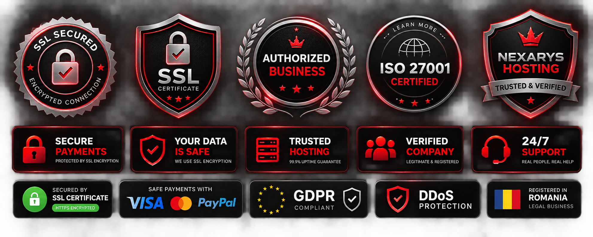 NEXARYS Hosting trust, security and infrastructure